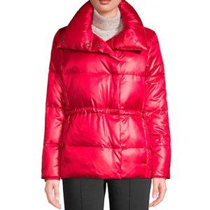 NWT Land’s End Red Wrap Down Coat Size L